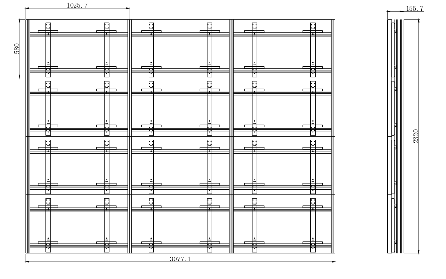 深圳市--4x3简易壁挂