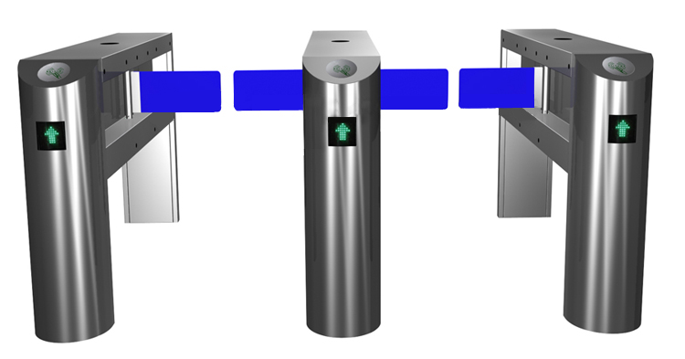 深圳兴创恒桥式圆头摆闸低价供应  通道闸