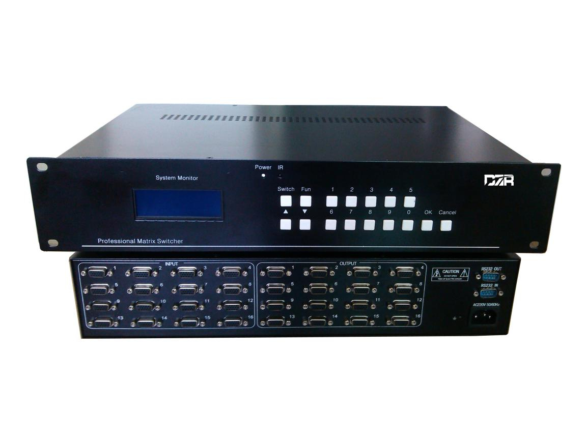 深圳东智睿VGA矩阵8进8出会议矩阵厂家视频会议矩阵4进4出