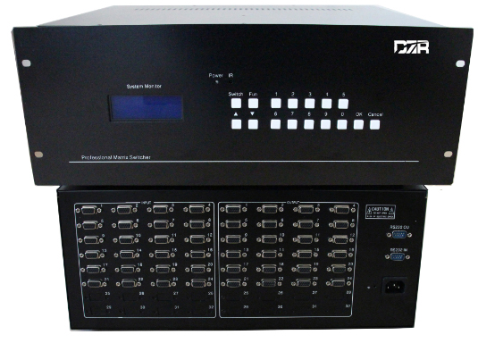 深圳东智睿VGA矩阵24进24出会议矩阵厂家视频会议矩阵