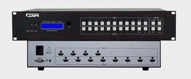 深圳东智睿HDMI矩阵切换器高清矩阵视频会议矩阵厂家
