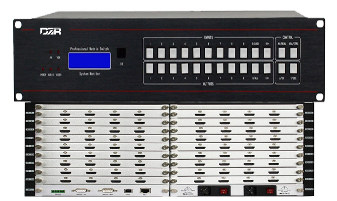 深圳东智睿HDMI矩阵23424出切换器高清矩阵视频会议矩阵厂家