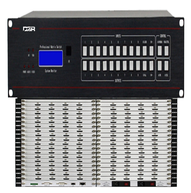 深圳东智睿HDMI矩阵32进32出切换器高清矩阵视频会议矩阵厂家