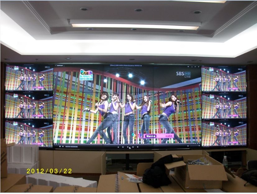 46寸低亮5.5mm拼缝液晶拼接大墙