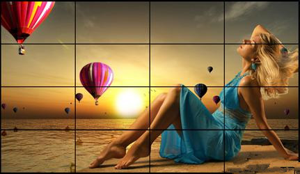 黑龙江黑河LG47寸液晶拼接墙报价