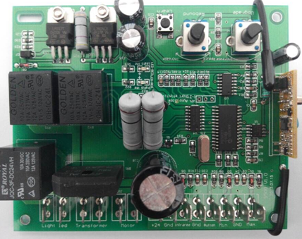 机械限位车库门控制器滚动码控制板