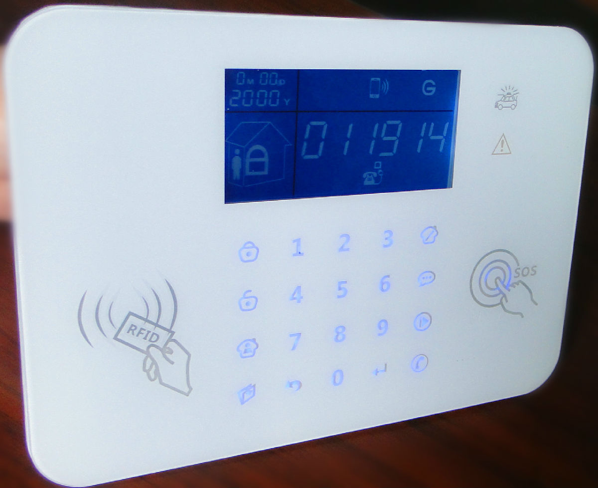 厂家直供99防区语音防盗报警器 无线智能商用防盗手机APP系统