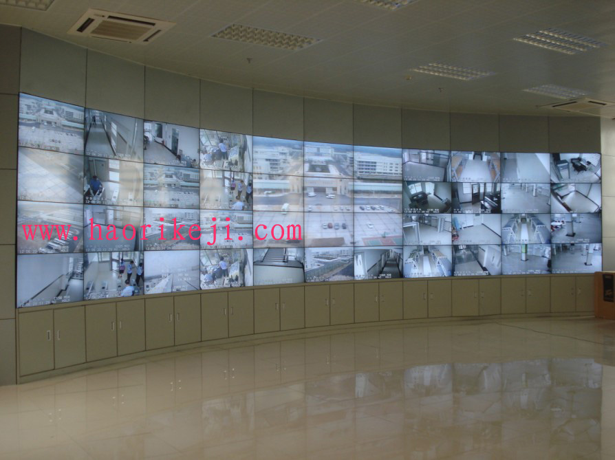 山东振轩昊日弧形液晶拼接电视墙