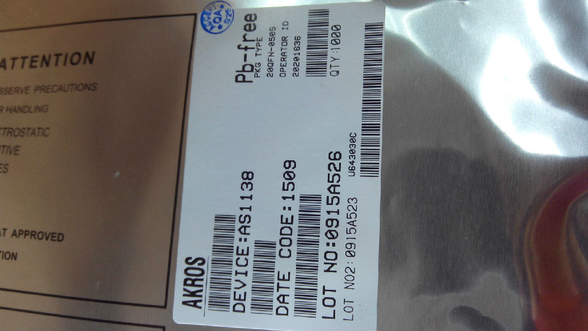 POE芯片AS1138  AKROS品牌