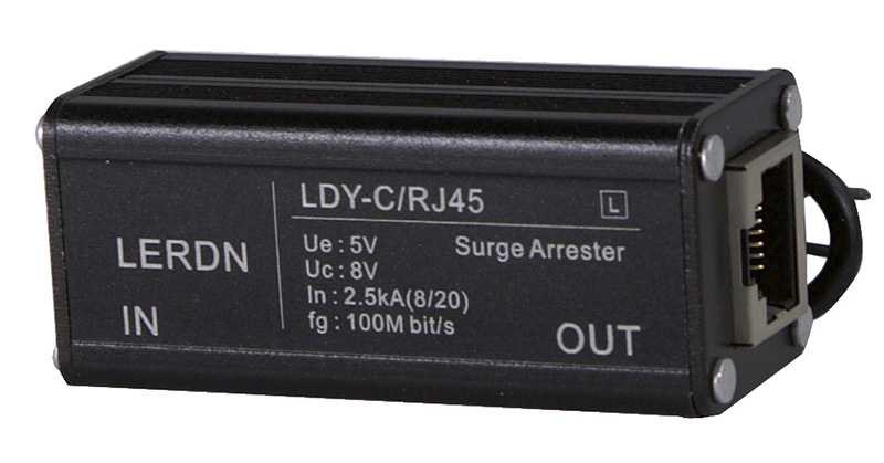 铝壳RJ45网络信号防雷器