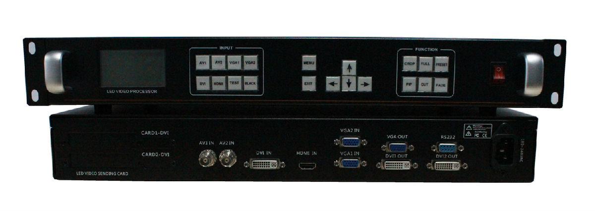 无缝切换 高清全彩LED视频处理器-6路信号输入