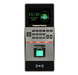 新款全功能彩屏指纹门禁考勤机   F16