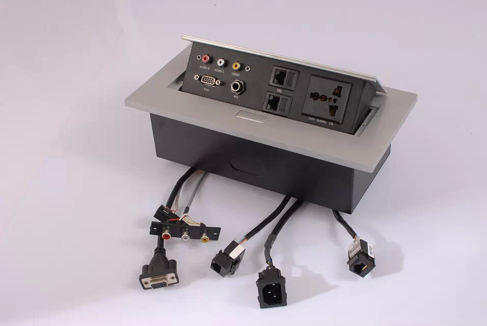 带出线直插式桌面信息插座/直角面板信息插座/集成模块 出线 免焊