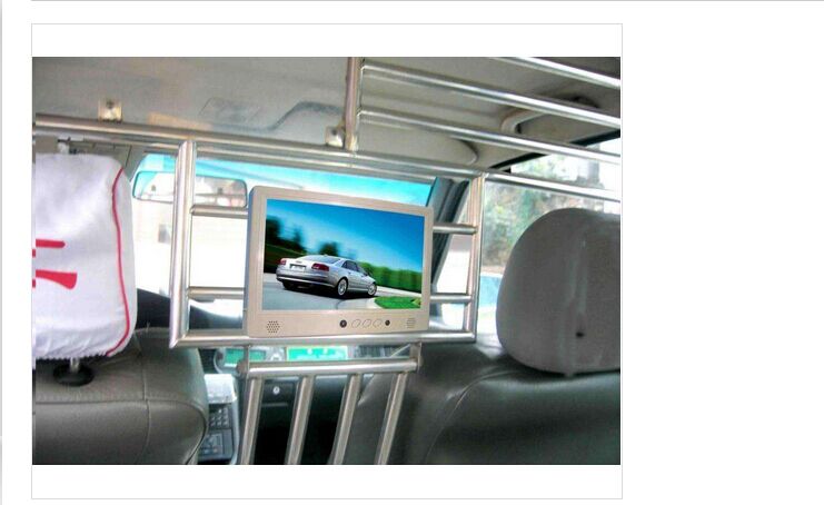 12寸车载广告机|出租车护栏广告机 