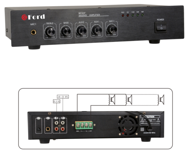 合并式定压功放(1.5U)