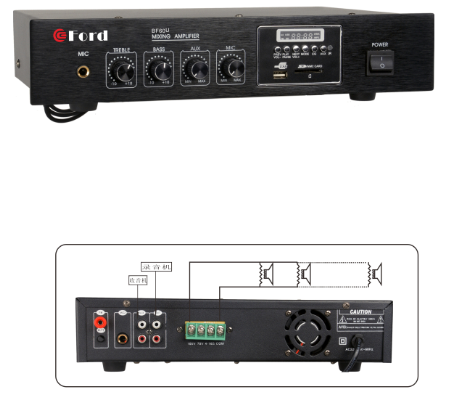 U盘合并式定压功放（1.5U）