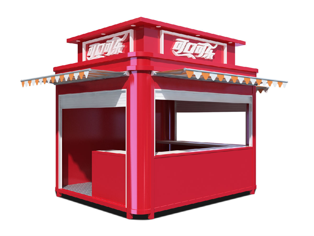 上海岗亭厂家专业生产售货亭