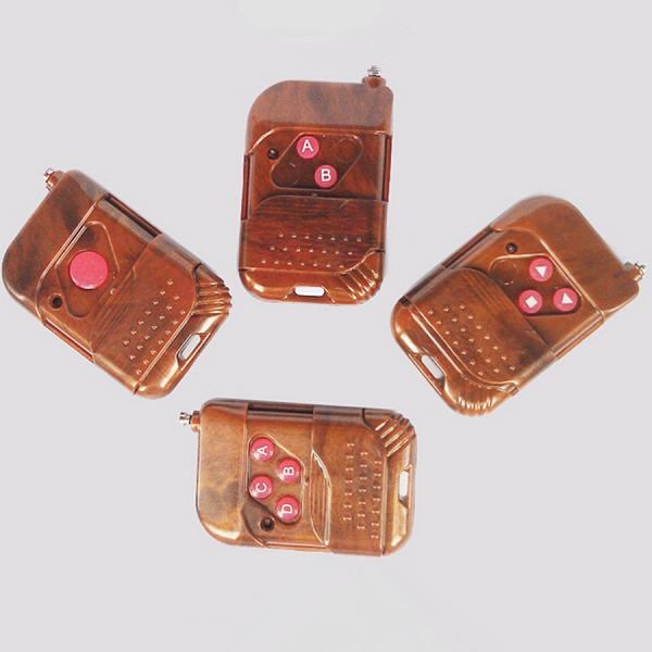 315/433频率防盗报警遥控器桃木1-4键无线遥控器