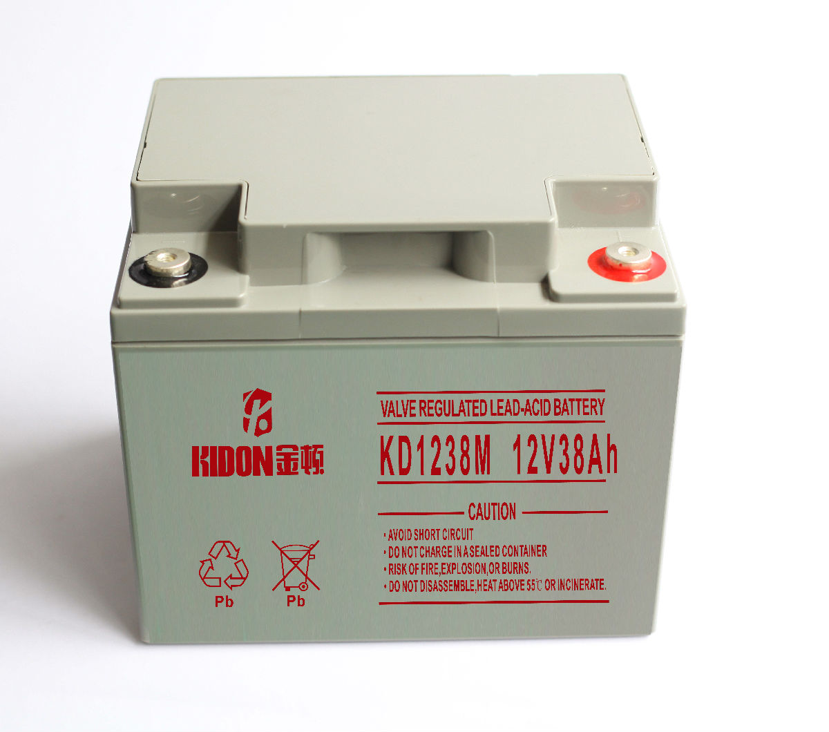 供应金顿12V38AH蓄电池 KD1238M