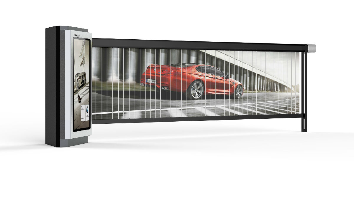 商业广告道闸 广告道闸机 翻板广告道闸 东沃广告道闸