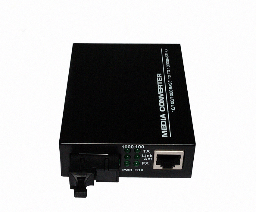 大量供应千兆1光1电单模单纤收发器