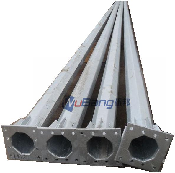 广州白云区监控立杆，八角杆