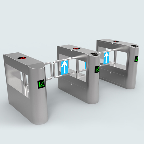 深圳菱翼达桥式圆脚斜面摆闸