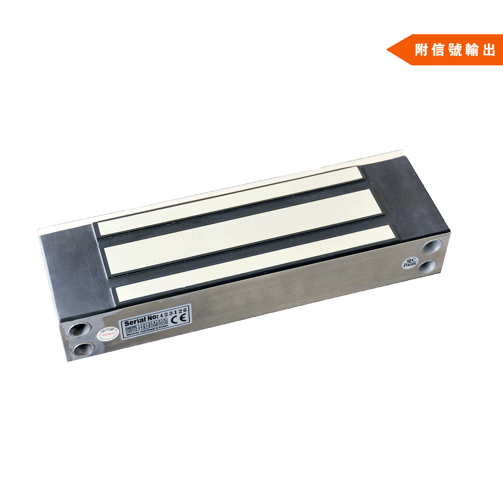 500kg防水单门磁力锁附信号输出