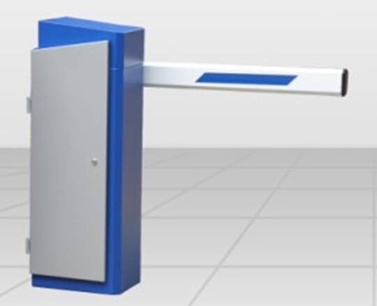 电动广告小区道闸机 自动遥控小区道闸杆 门禁蓝牙读卡器停车场系统