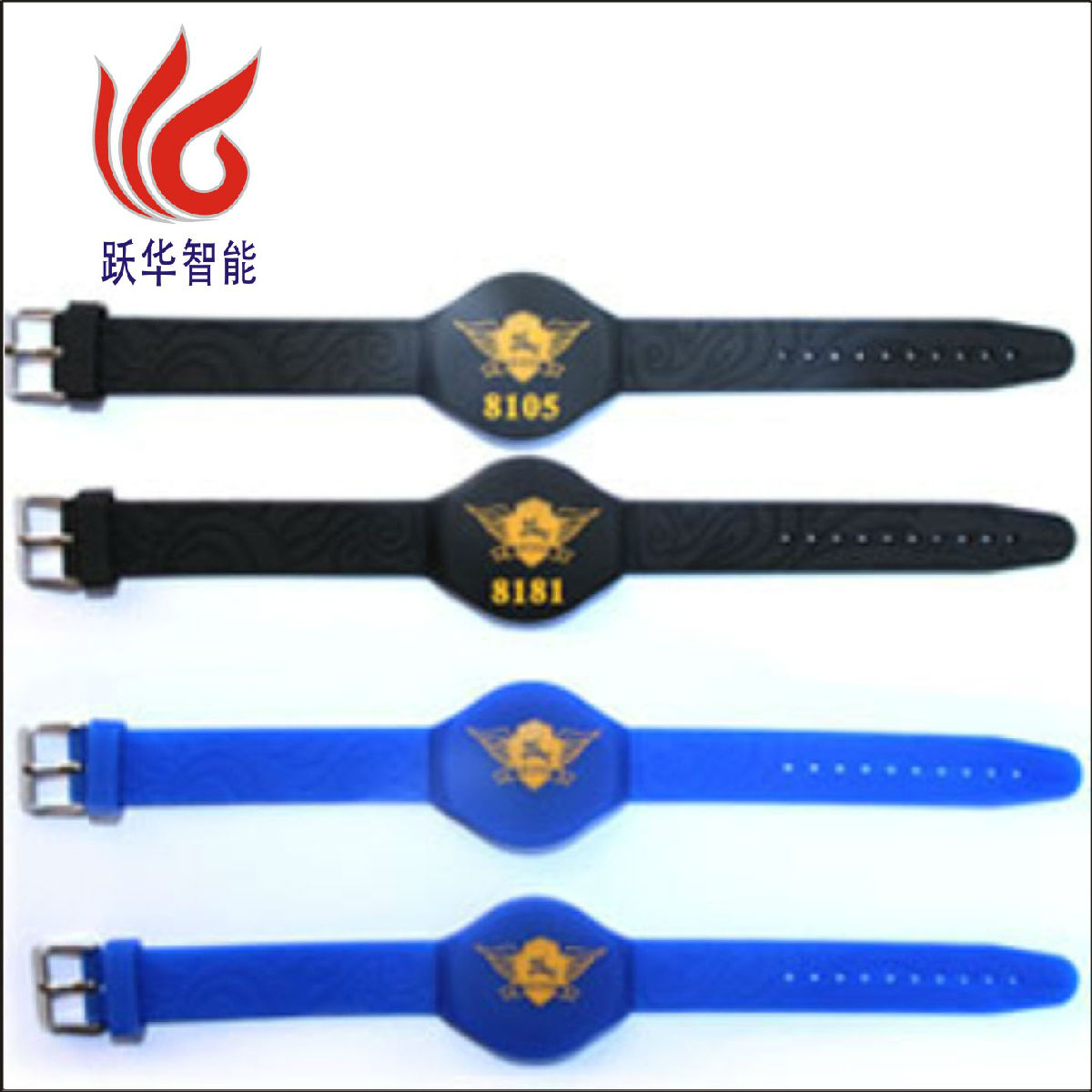 供应RFID硅胶手腕带。RFID手表式腕带