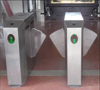 通道闸设备 ，桥式尖角翼闸