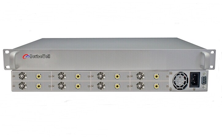 SI8系列4路SDI转CVBS集中式信号转换器 