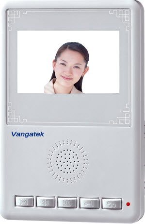 网线制可视对讲分机4.3寸彩色