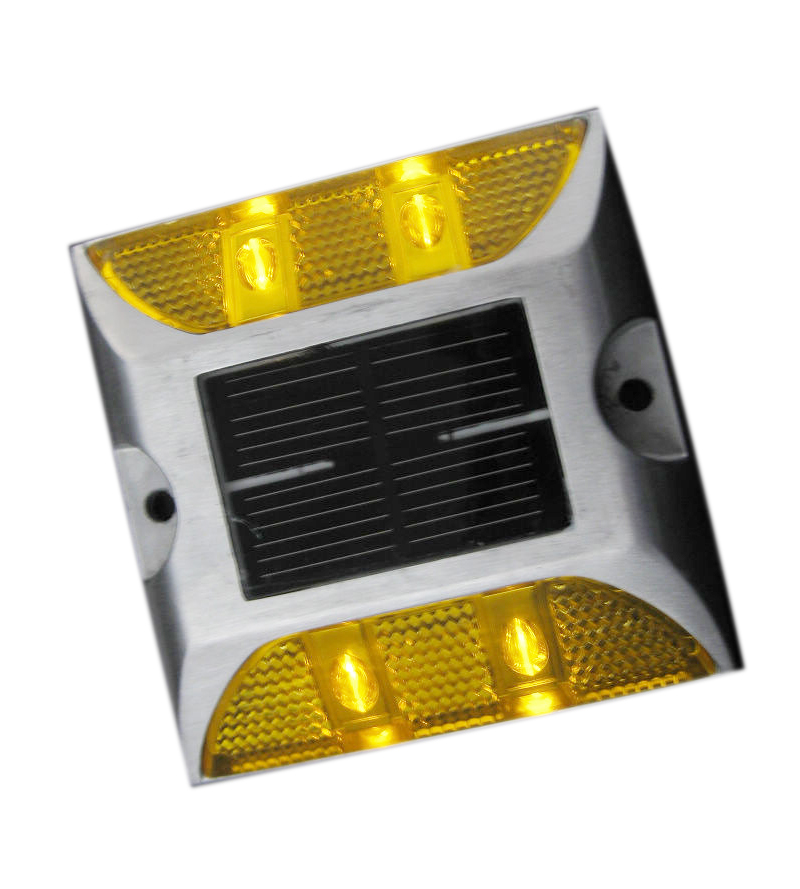 深圳拓安方形太阳能道钉 双面四灯 单双面可选