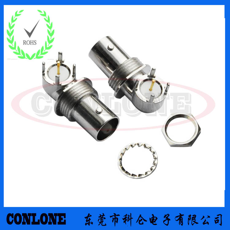 BNC四脚90度视频连接器