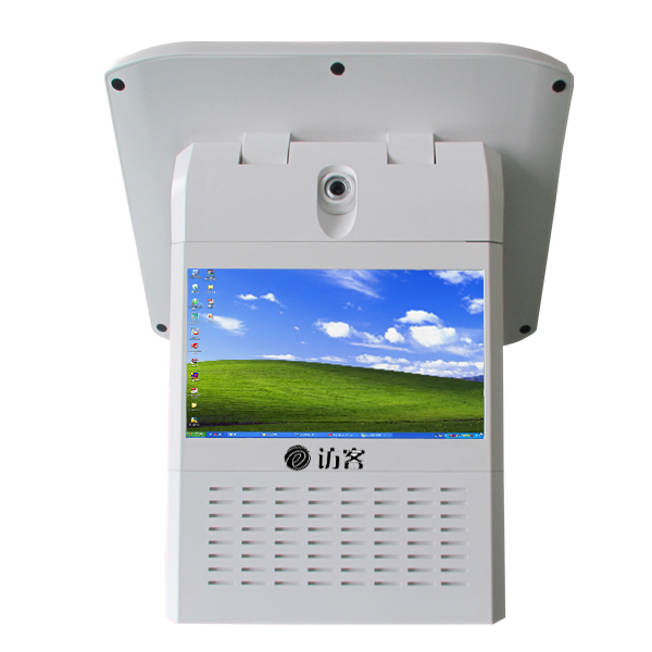 高速传感触摸显示双屏访客管理机