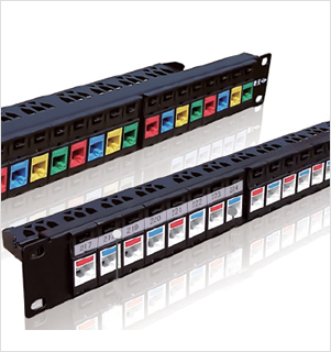 南京普天超五类非屏蔽24口配线架   电子配线架