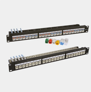 南京普天超五类非屏蔽24口配线架   电子配线架