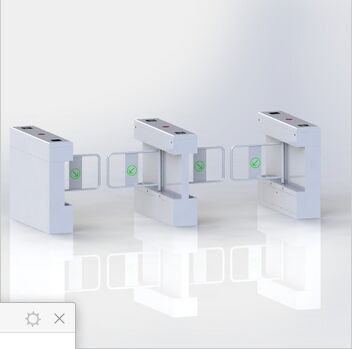  桥式直角摆闸 人行通道闸