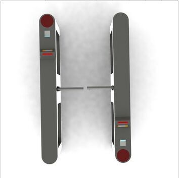 桥式圆角一字闸 人行通道闸