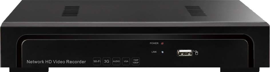 超视科技网络硬盘录像机 1盘位 POE NVR 4路500万/300万/1080P