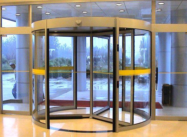 泉州酒店专用三翼豪华旋转门自动感应四翼旋转门安装售后