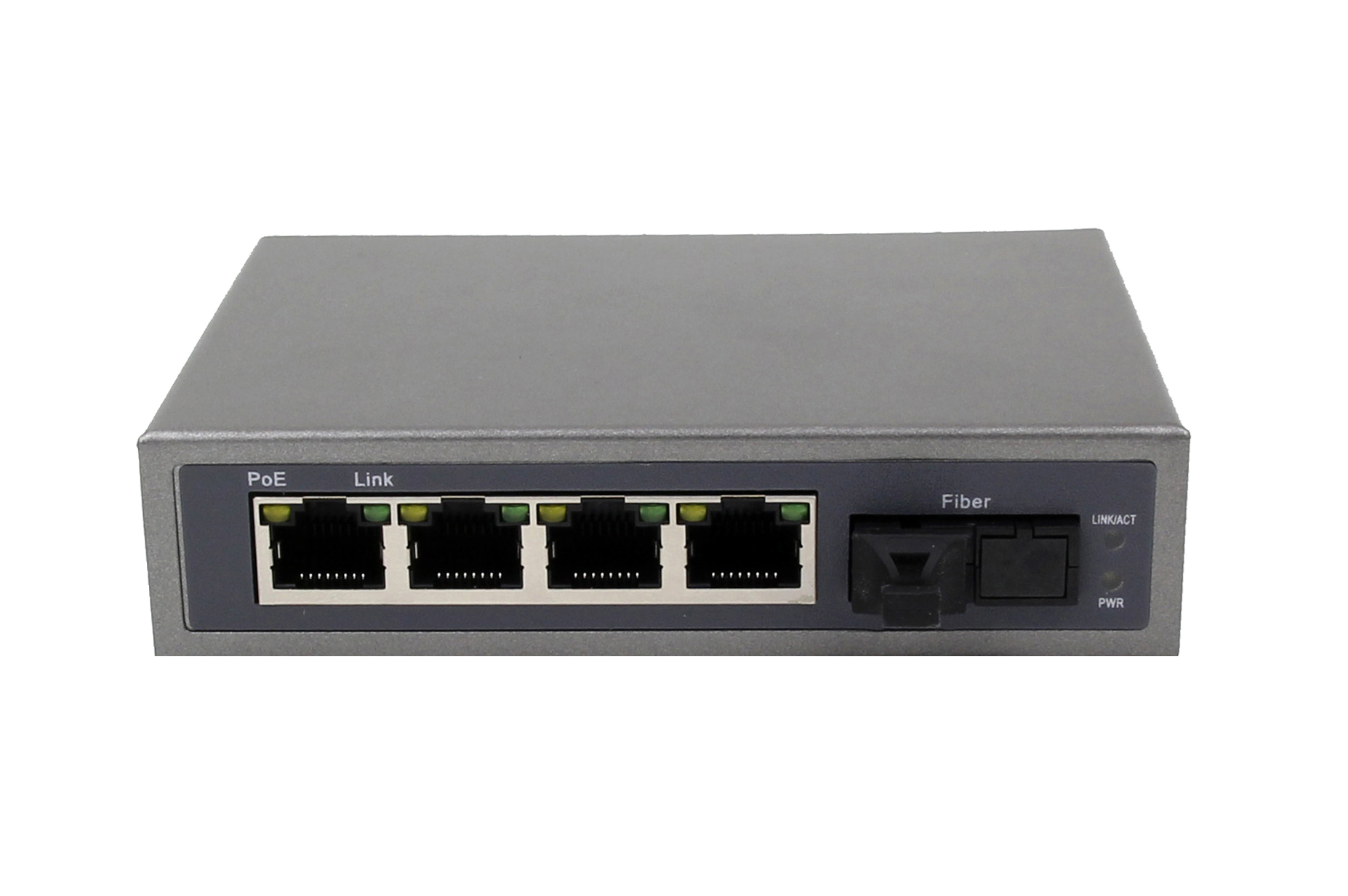 厂家直销5口百兆POE光纤交换机