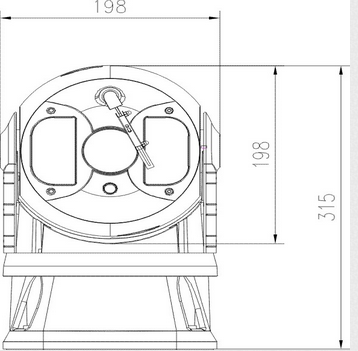 7寸全景超清高速球摄像机360度视频