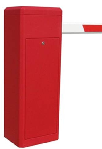 智能道闸 道闸  国超飞庆桔红直杆道闸 停车场出入口控制闸机 