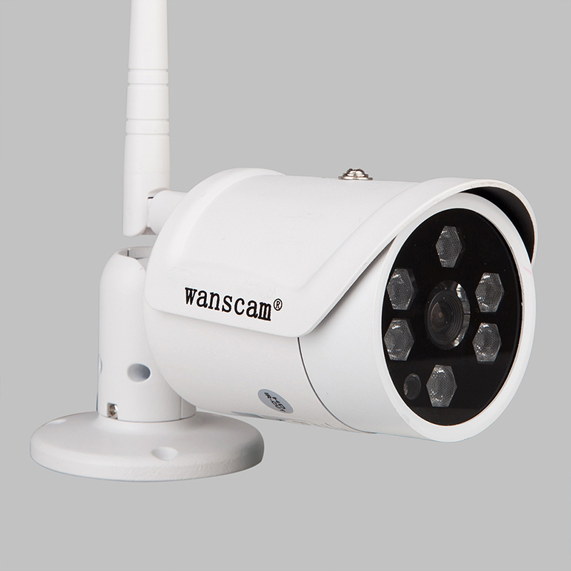 HW0034 3518E H264压缩720p百万高清室外防水无线红外网络摄像机