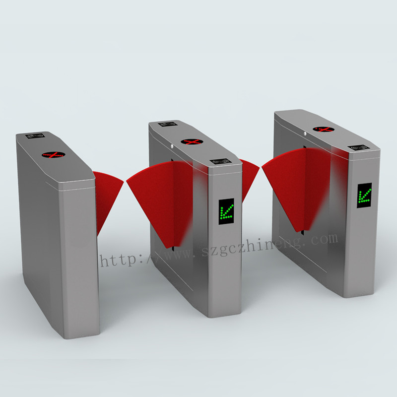304优质不锈钢翼闸 人行通道闸机 桥式斜角单双机芯翼闸GCZN-T36