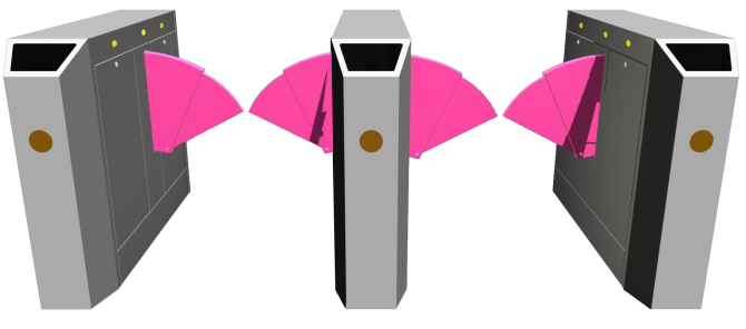 扇形翼闸，深圳市刷卡翼闸生产厂家