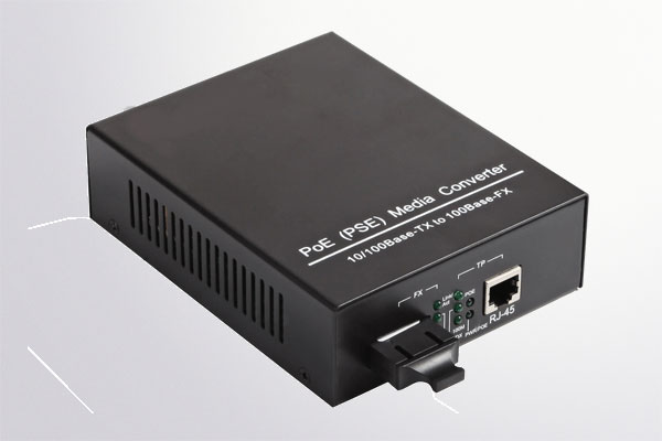 百兆POE光纤收发器