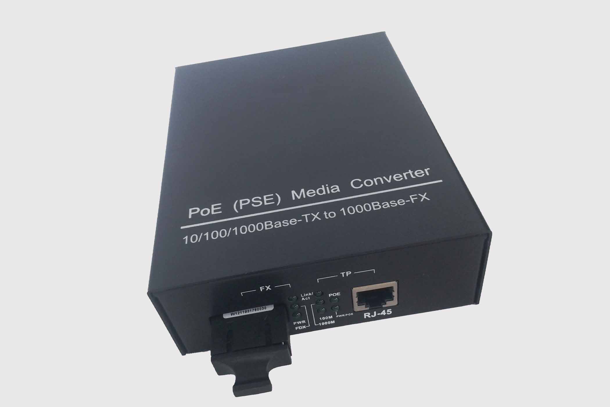 千兆POE光纤收发器